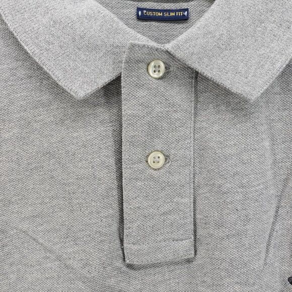 Polo Ralph Lauren Men's Slim Fit Polo Bear Polo Shirt Gray XXL - Picture 4 of 12